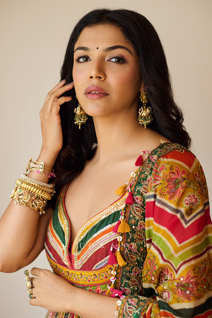 Shriya Pilgaonkar in our Chitrangi Sarika Anarkali Set