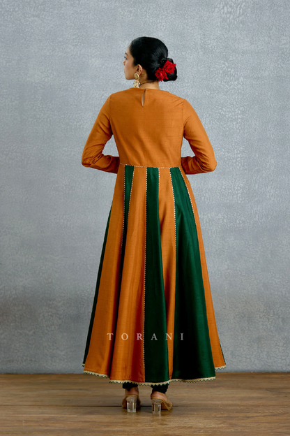 Nooran Sabz Lehar Anarkali Set