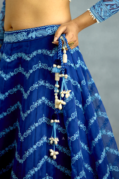 Shayamala Indira Lehenga Set