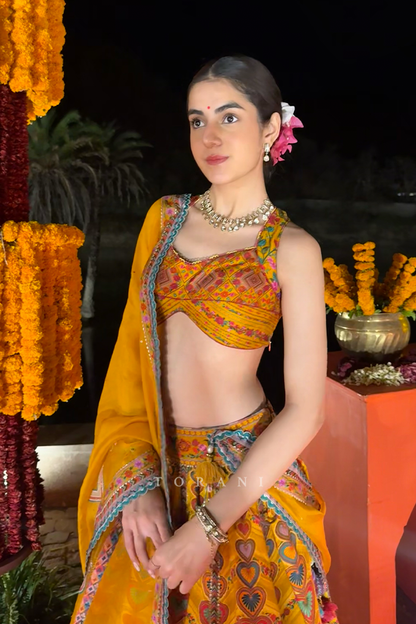 Diya Jaiswani in our Dil Seher Uma Lehenga Set
