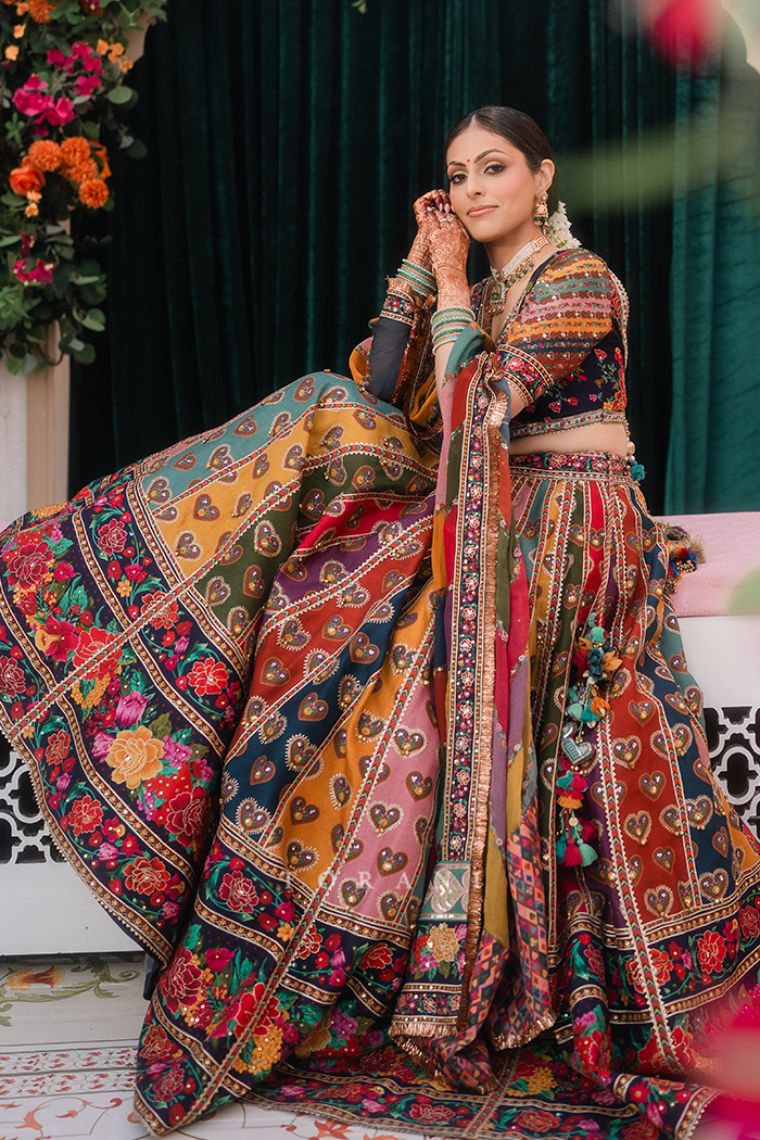 Harpreet Kaur in our Dil Rangrez Jiya Lehenga Set