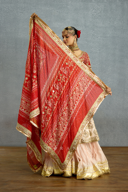 Zehra Mahtabe Fareedan Gharara Set