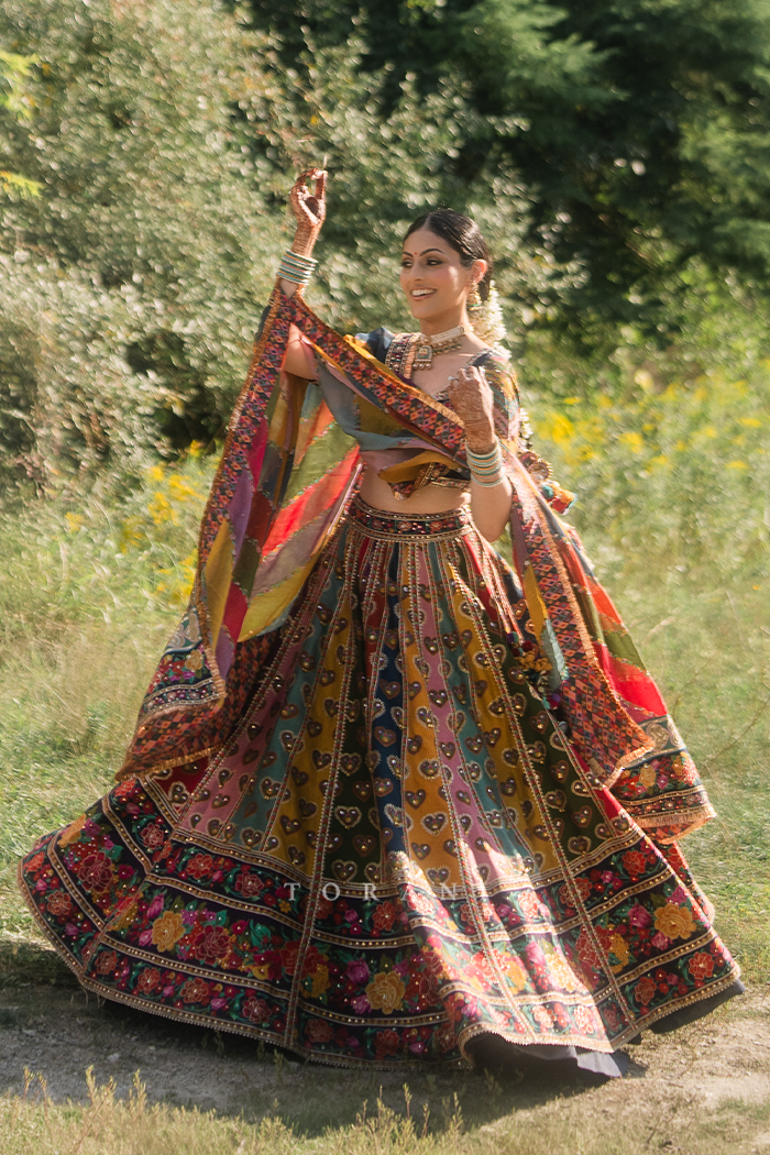 Harpreet Kaur in our Dil Rangrez Jiya Lehenga Set