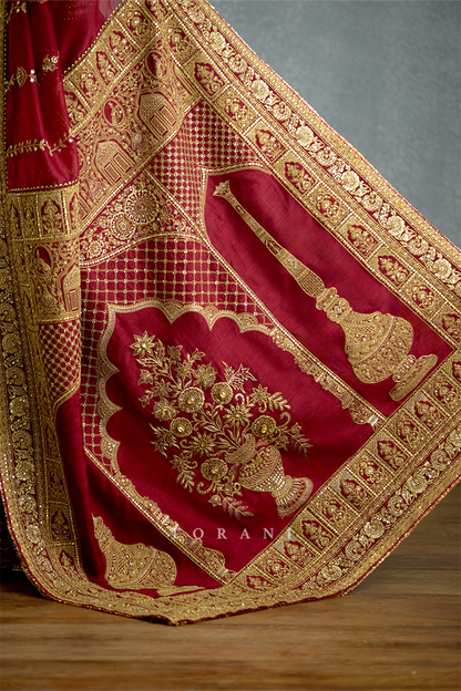 Shams Shaukat Mehel Saree