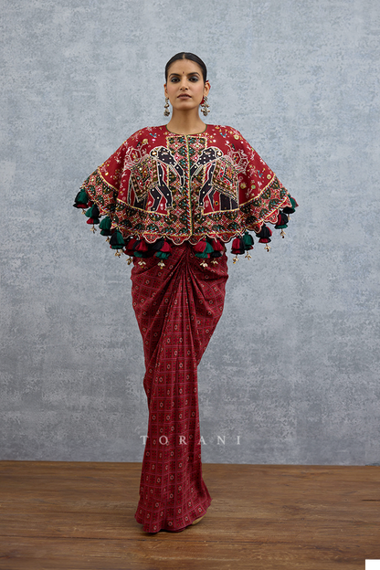 Surkhi Nagari Dhoti Set