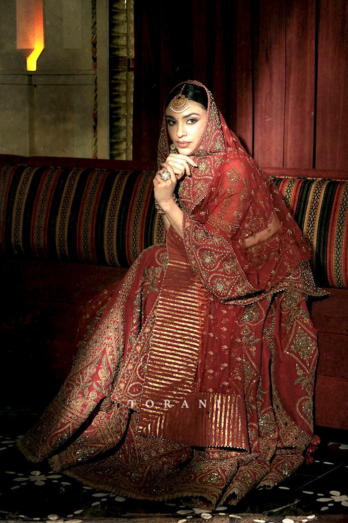 Khush Mag in our Shamse Humaira Mariam Lehenga Set