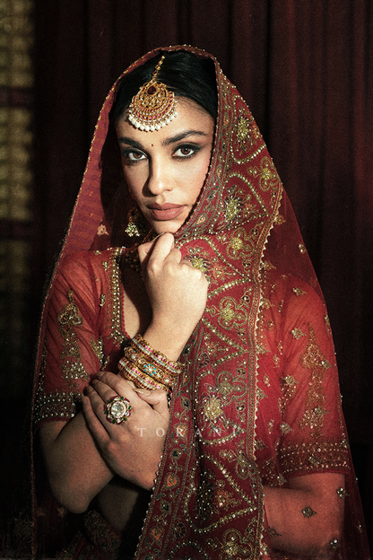 Khush Mag in our Shamse Humaira Mariam Lehenga Set