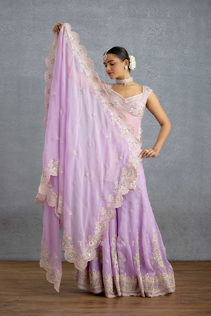 Nairika Chandra Sharara Set