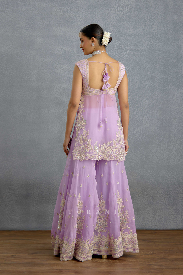 Nairika Chandra Sharara Set