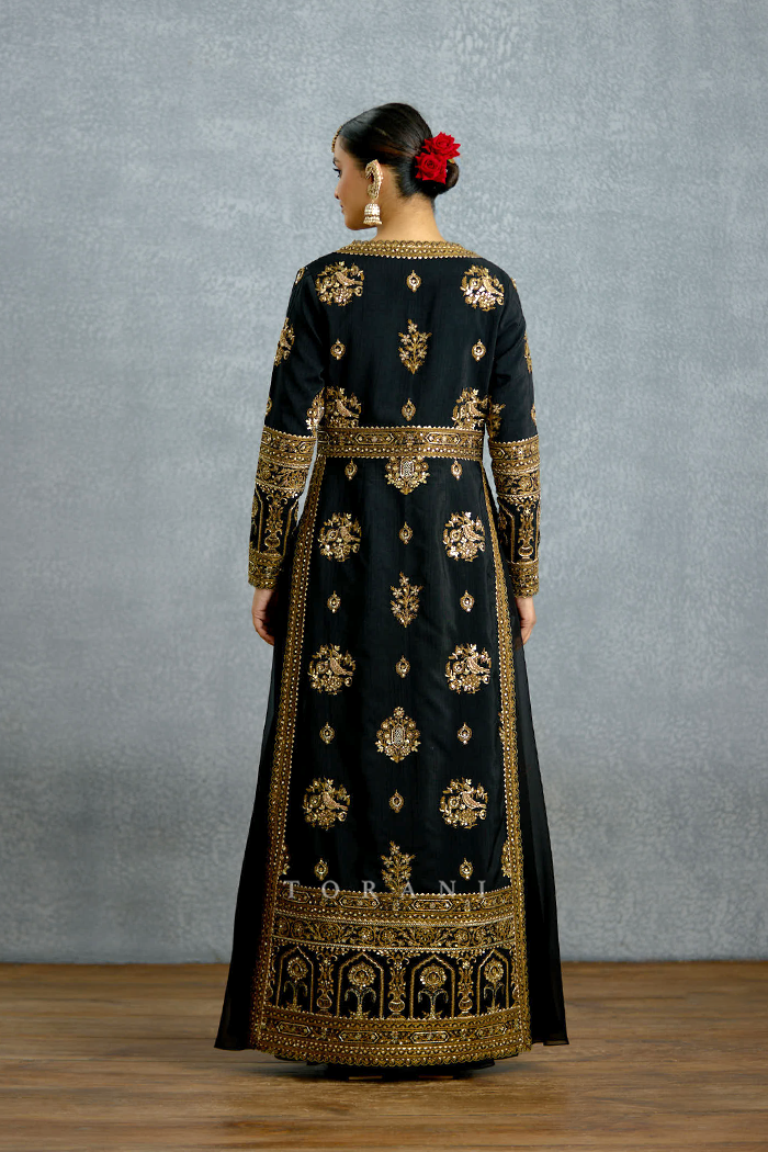 Siyahi Malika Jacket Set