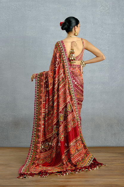 Chitrita Jinal Mirali Saree