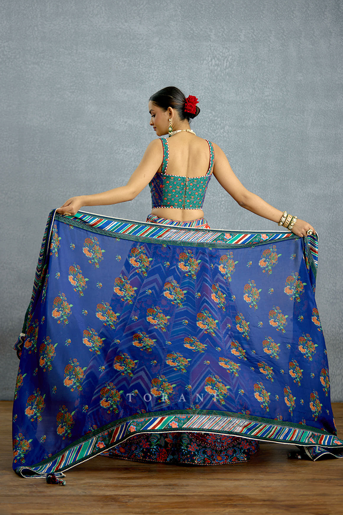Mayurika Neelnaa Lehenga Set