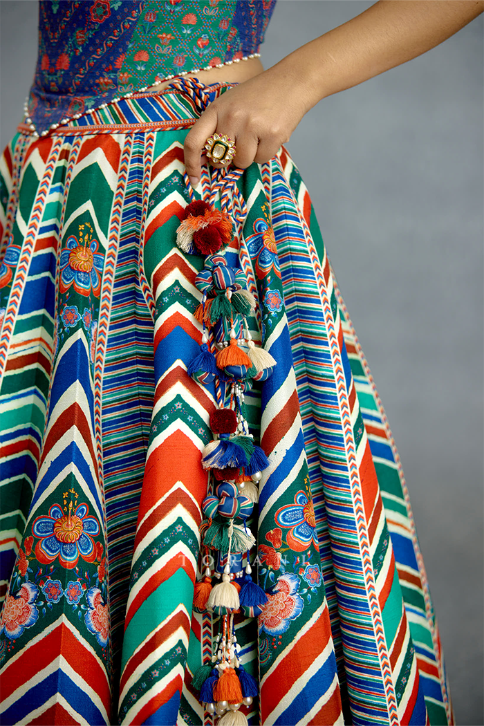 Mayurika Neelnaa Lehenga Set