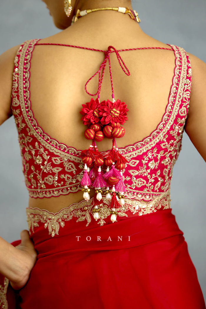 Malka Gulabi Mehraab Blouse