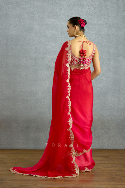 Malka Aab-e-Gulaab Ombre Saree