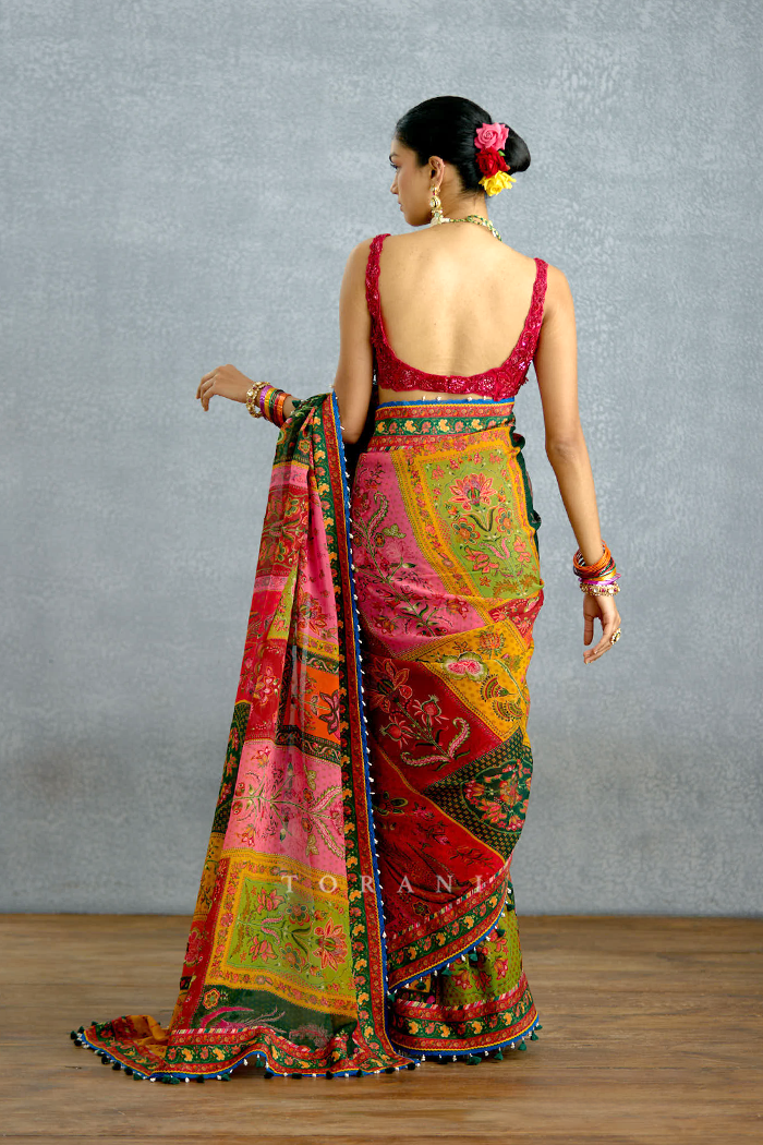 Surkh Pratima Kashish Blouse