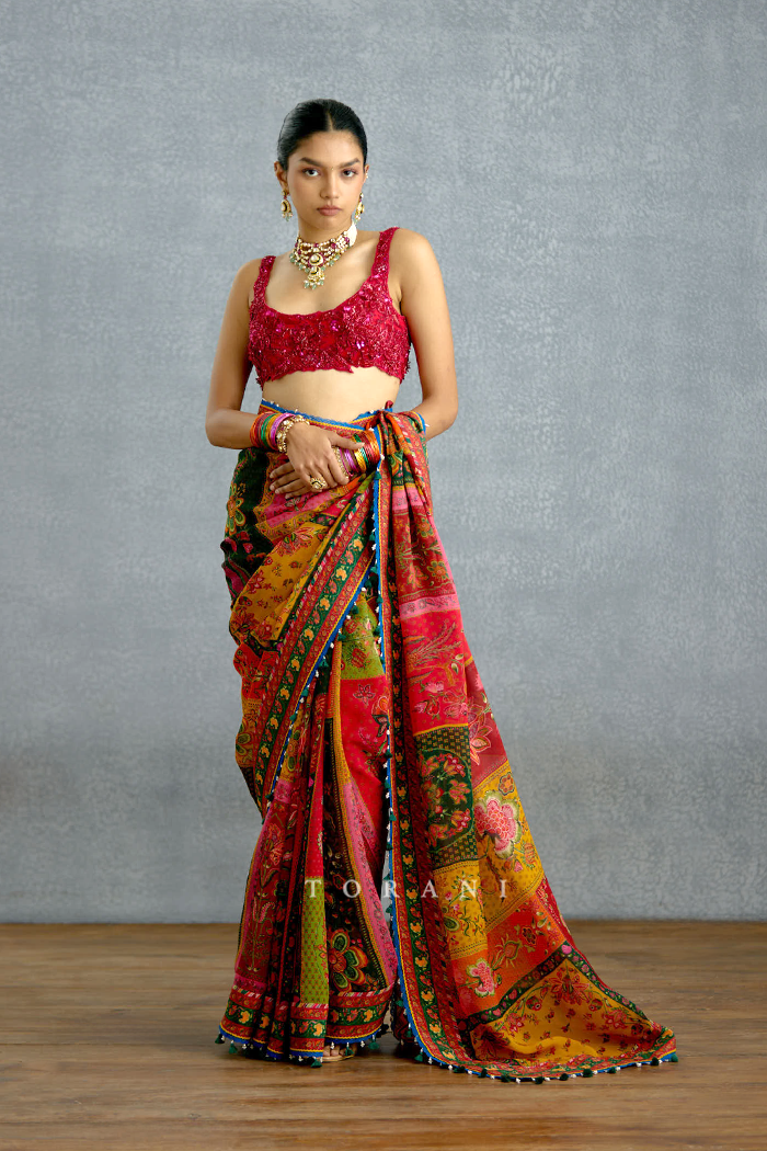 Surkh Pratima Kashish Blouse