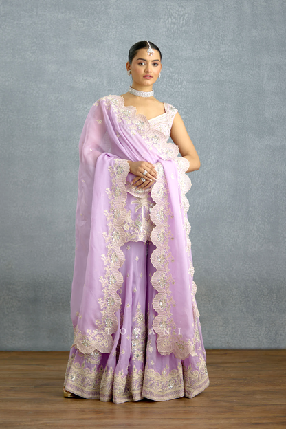 Nairika Chandra Sharara Set