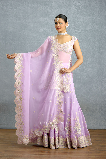 Nairika Chandra Sharara Set