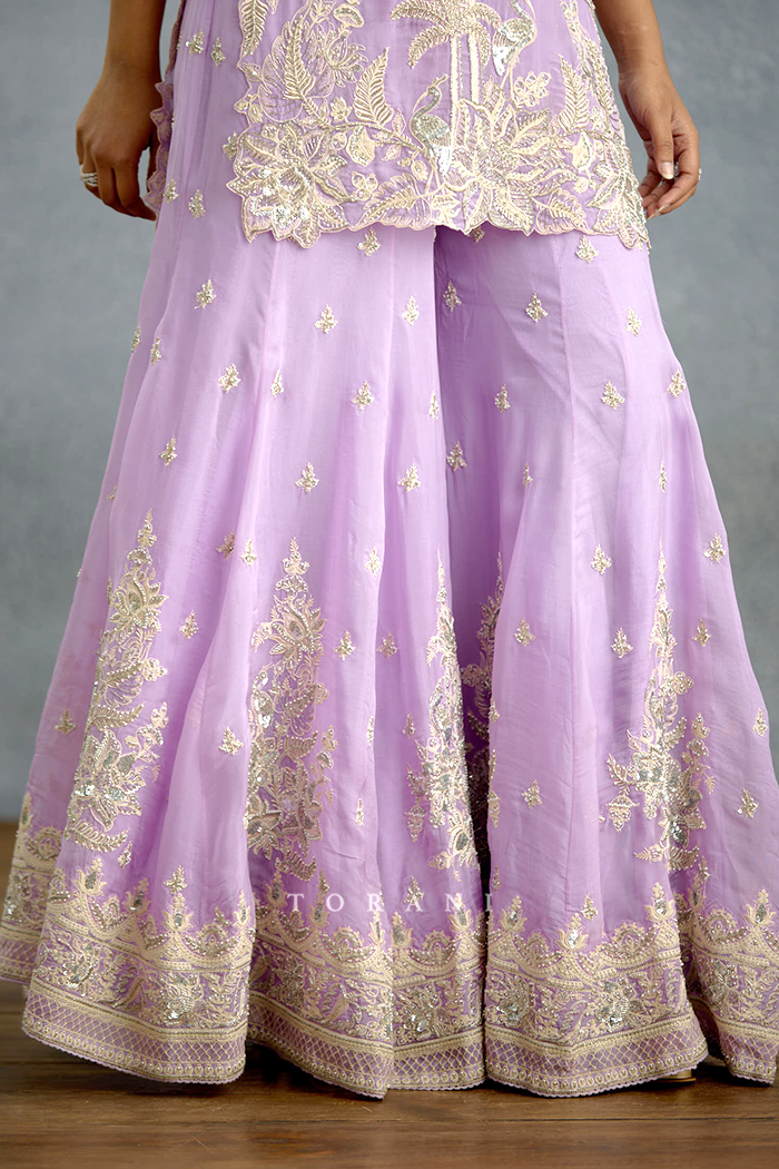 Nairika Chandra Sharara Set