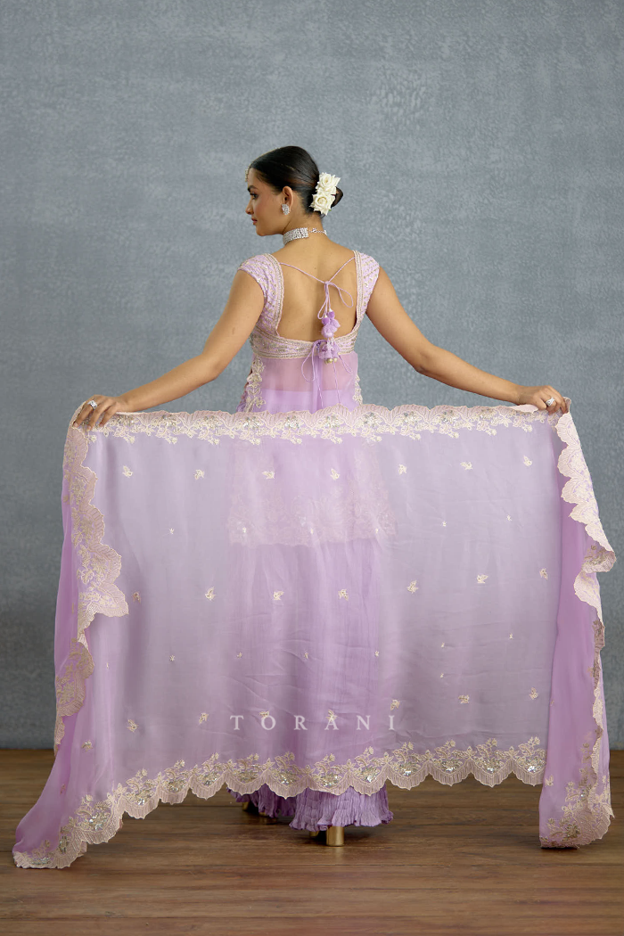 Nairika Chandra Sharara Set