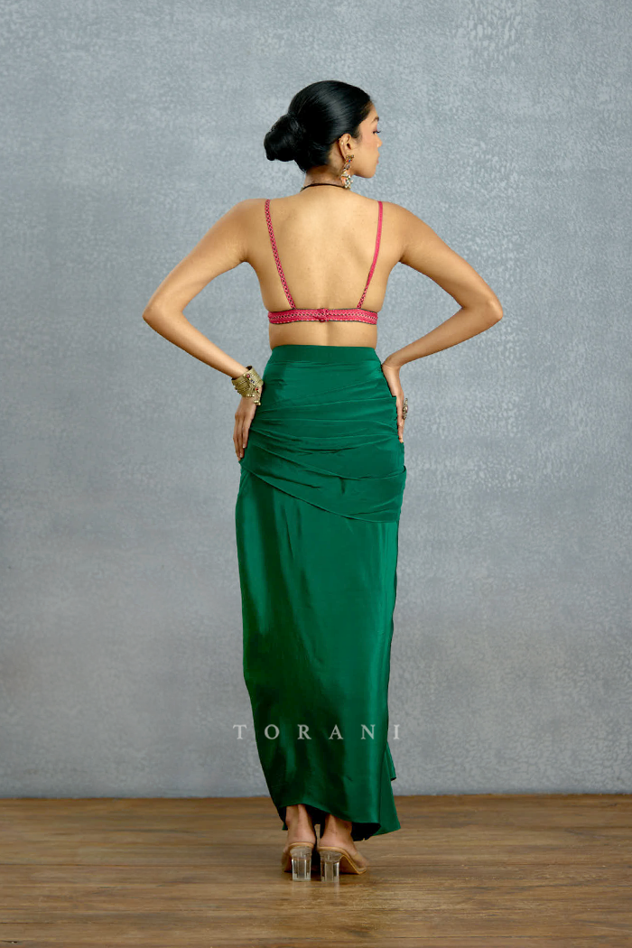 Harit Rasa Patola Jacket Set