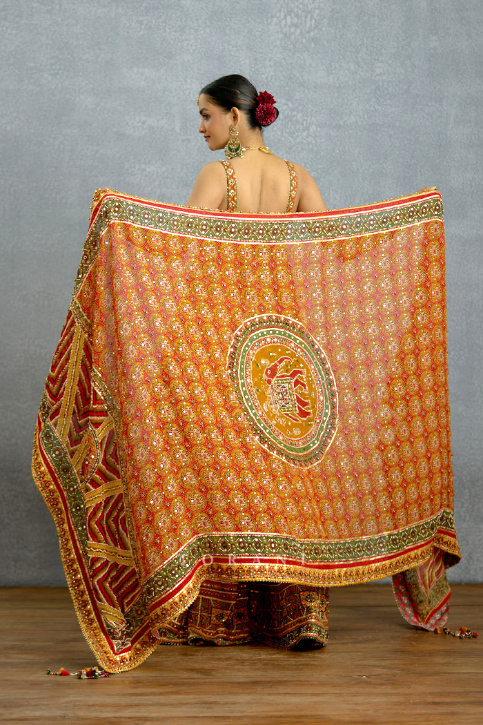 Kanak Patola Sharara Set