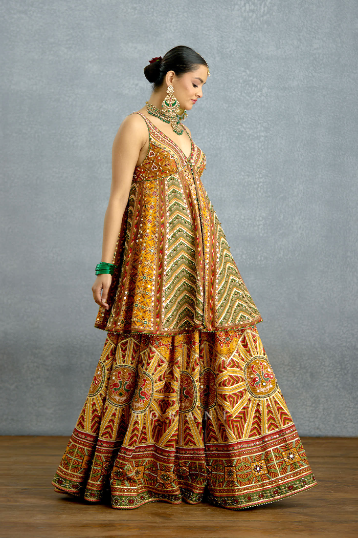 Kanak Patola Sharara Set