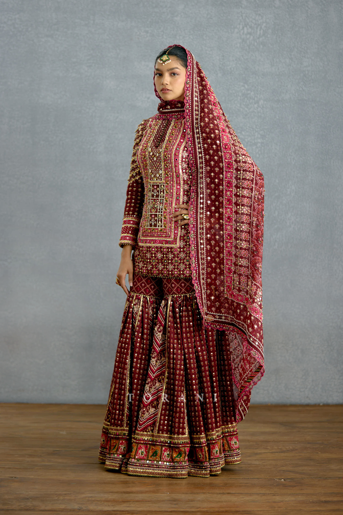 Zeenat Virasa Sharara Set