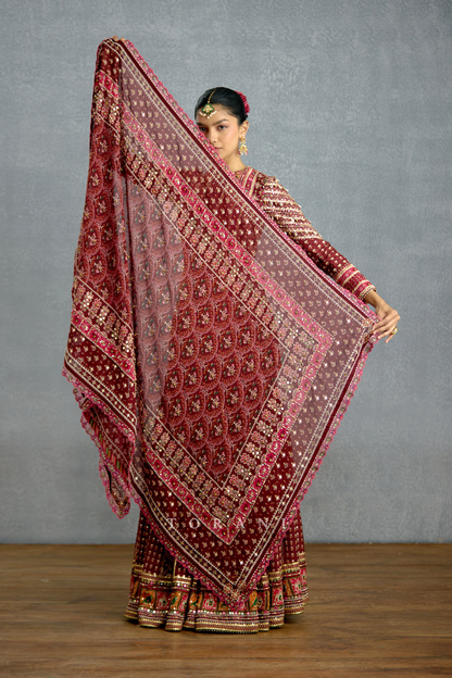 Zeenat Virasa Sharara Set