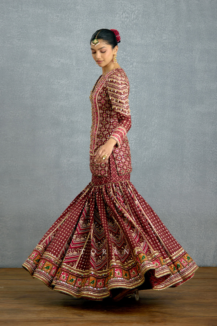 Zeenat Virasa Sharara Set