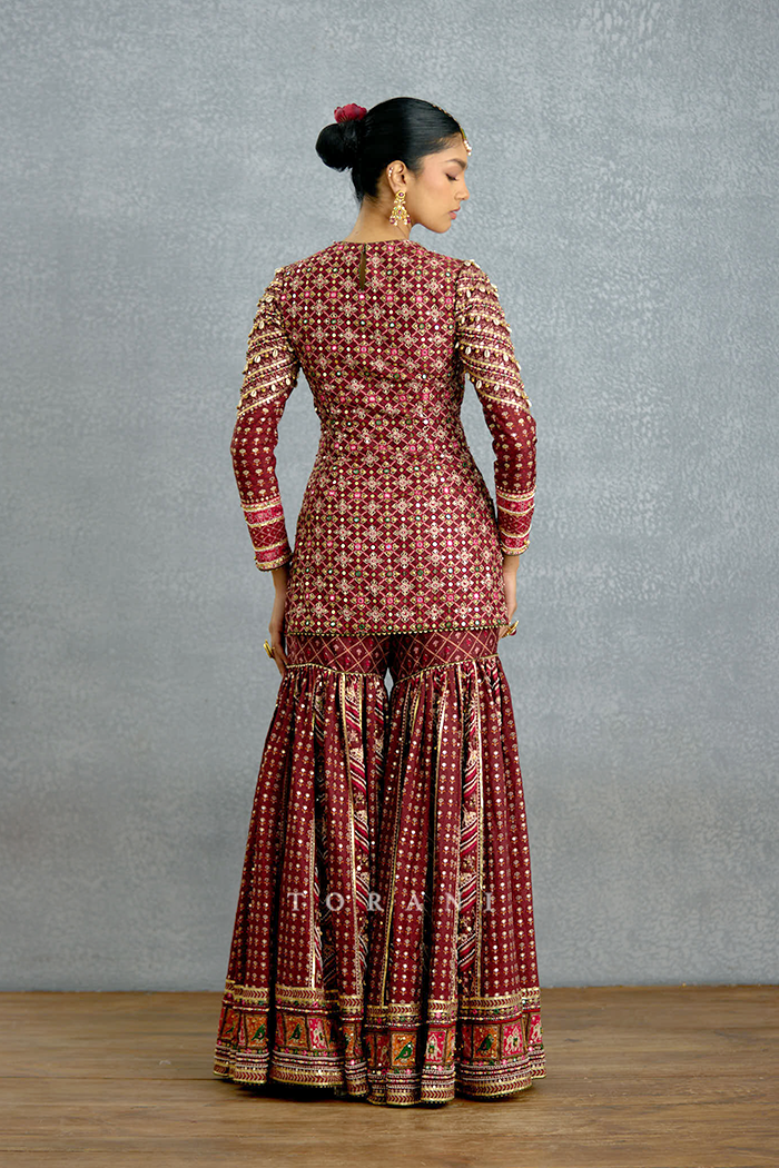 Zeenat Virasa Sharara Set