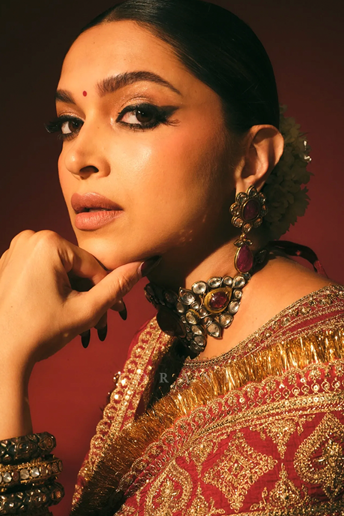 Deepika Padukone In Our Surkh Leela Abho and Jama