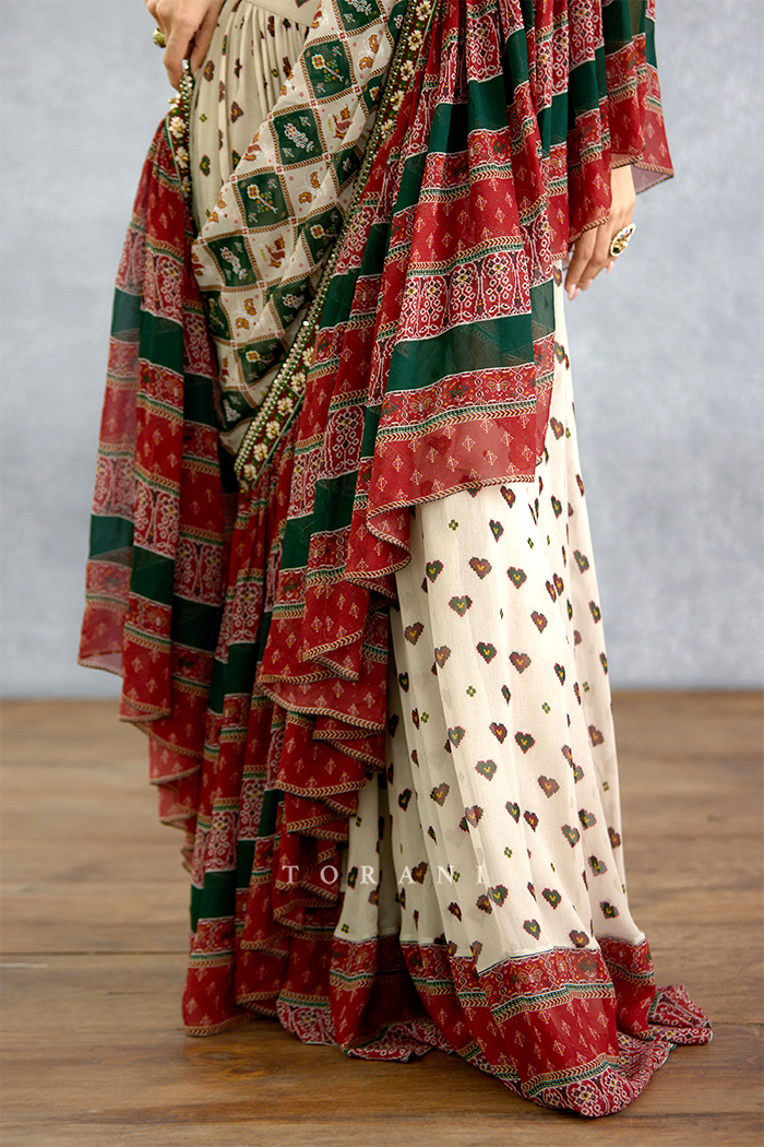 Surkhi Rangili Eshna Saree
