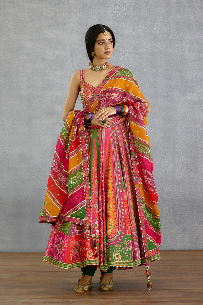 Rangili Anusha Anarkali Set