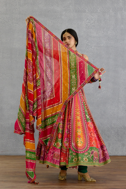 Rangili Anusha Anarkali Set