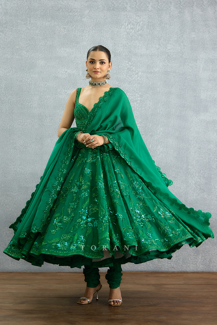 Parnabha Aruna Anarkali Set
