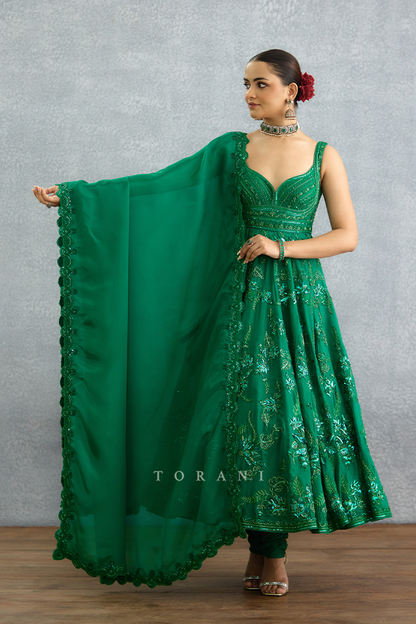 Parnabha Aruna Anarkali Set