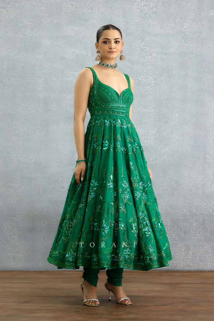 Parnabha Aruna Anarkali Set