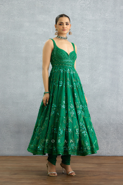 Parnabha Aruna Anarkali Set