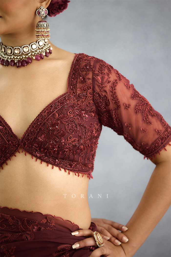 Laalima Pankhuri Blouse