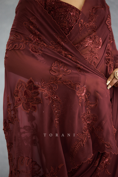 Laalima Pankhuri Saree