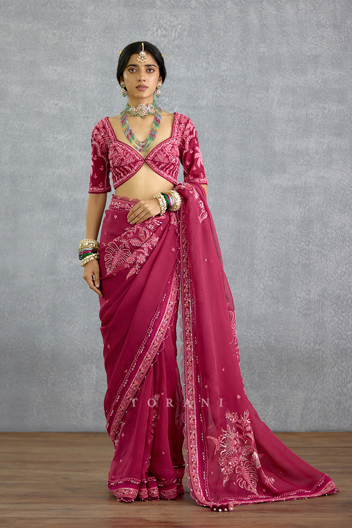 Padmaraga Pankhuri Blouse