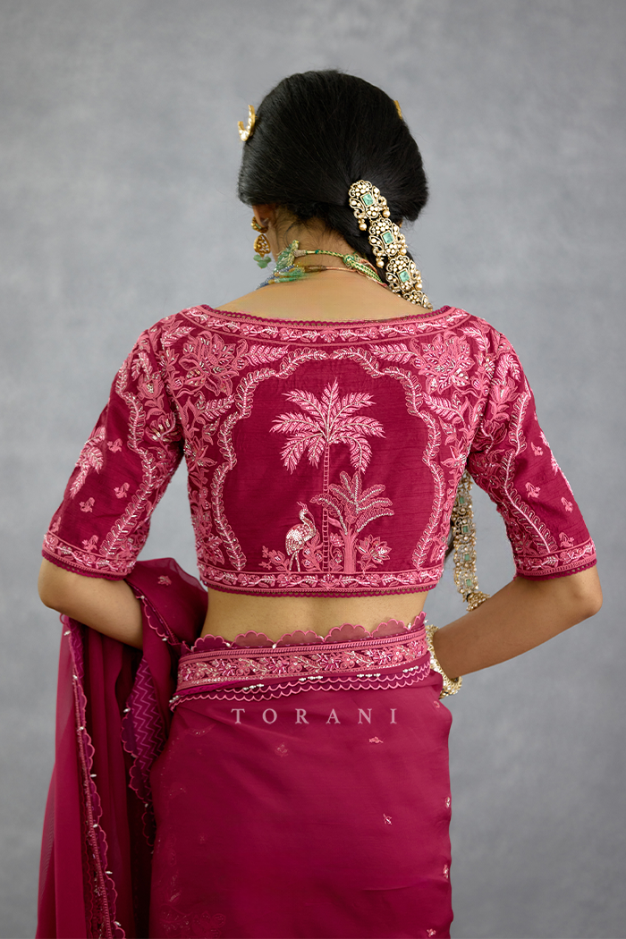 Padmaraga Pankhuri Blouse