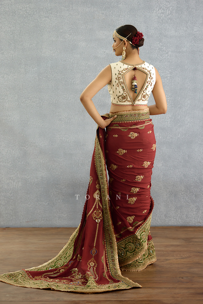 Zehra Neelat Aneeqa Saree Set