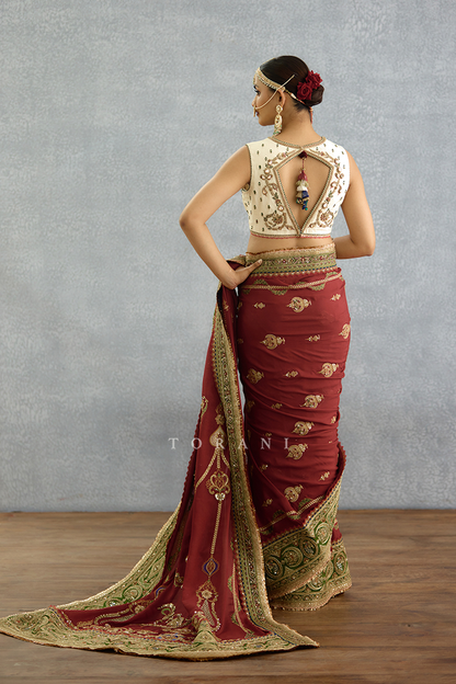 Zehra Neelat Aneeqa Saree Set