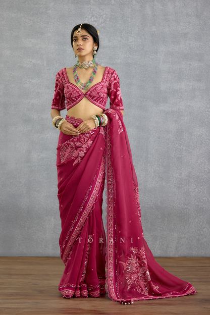 Padmaraga Pankhuri Blouse