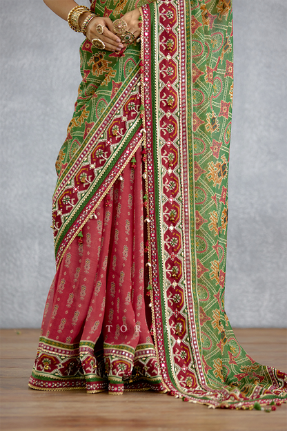 Trinaja Surkhi Ameesha Saree