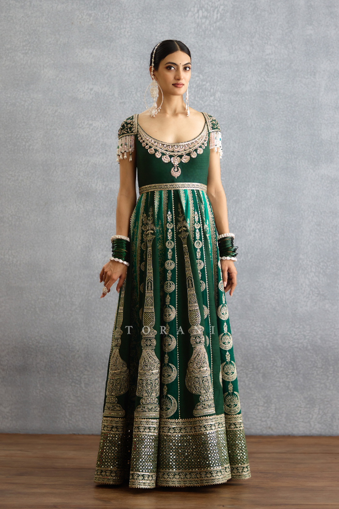 Yashm Azeeza Anarkali Set