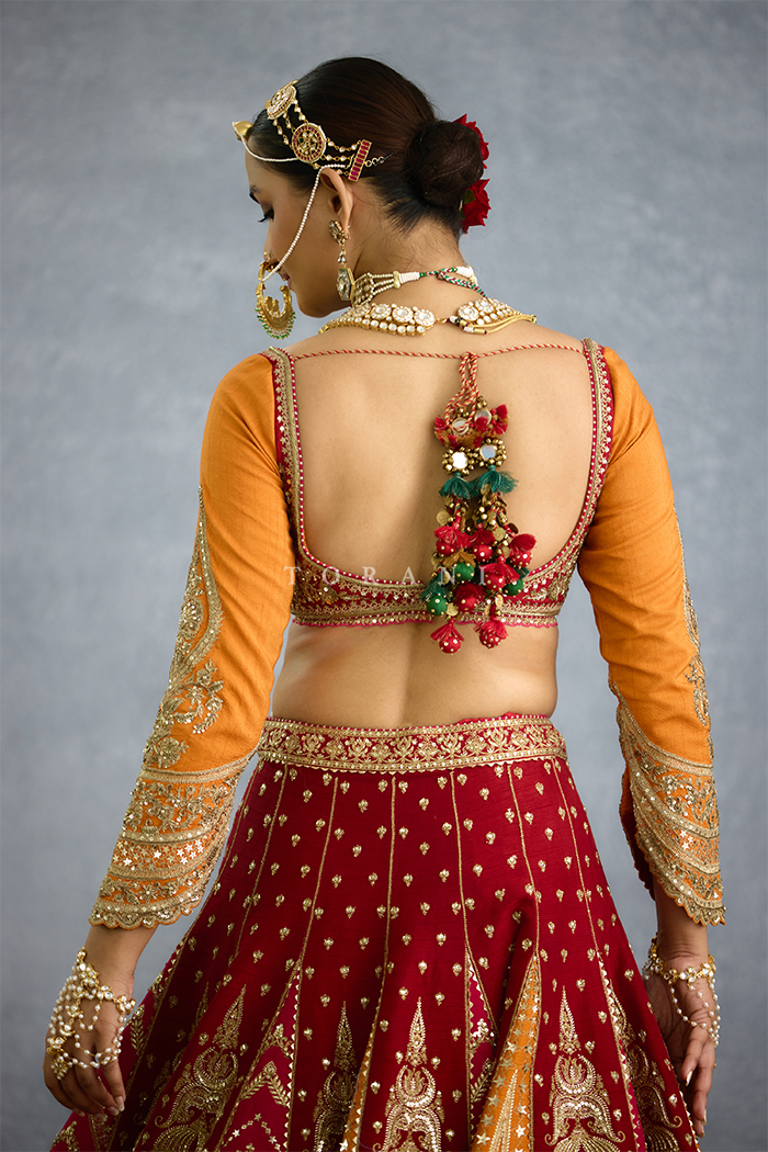 Zehra Zafrani Misba Lehenga Set